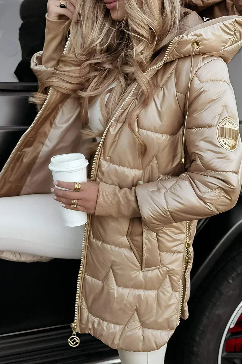 Marisska™ Eleganter Wintermantel mit Kapuze