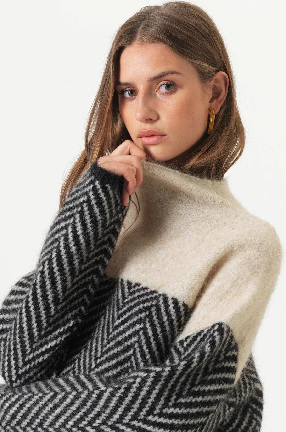 Adelie | Premium Rollkragenpullover aus feinem Strick