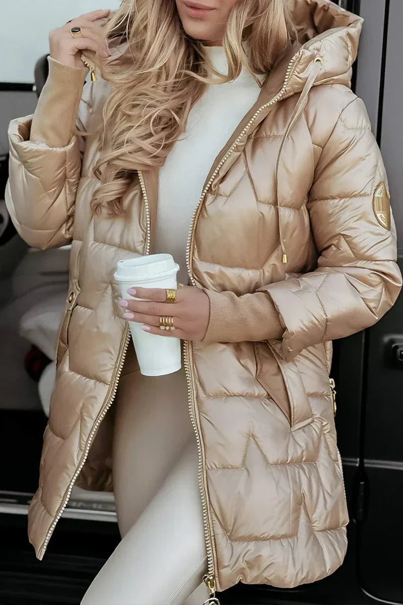 Marisska™ Eleganter Wintermantel mit Kapuze