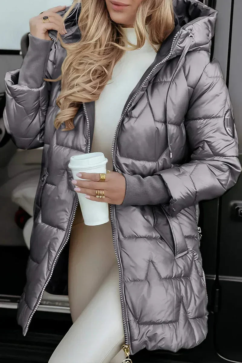 Marisska™ Eleganter Wintermantel mit Kapuze