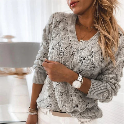 Noemier | V-Ausschnitt Pullover