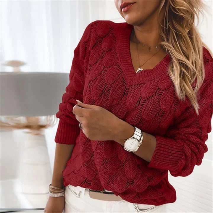 Noemier | V-Ausschnitt Pullover