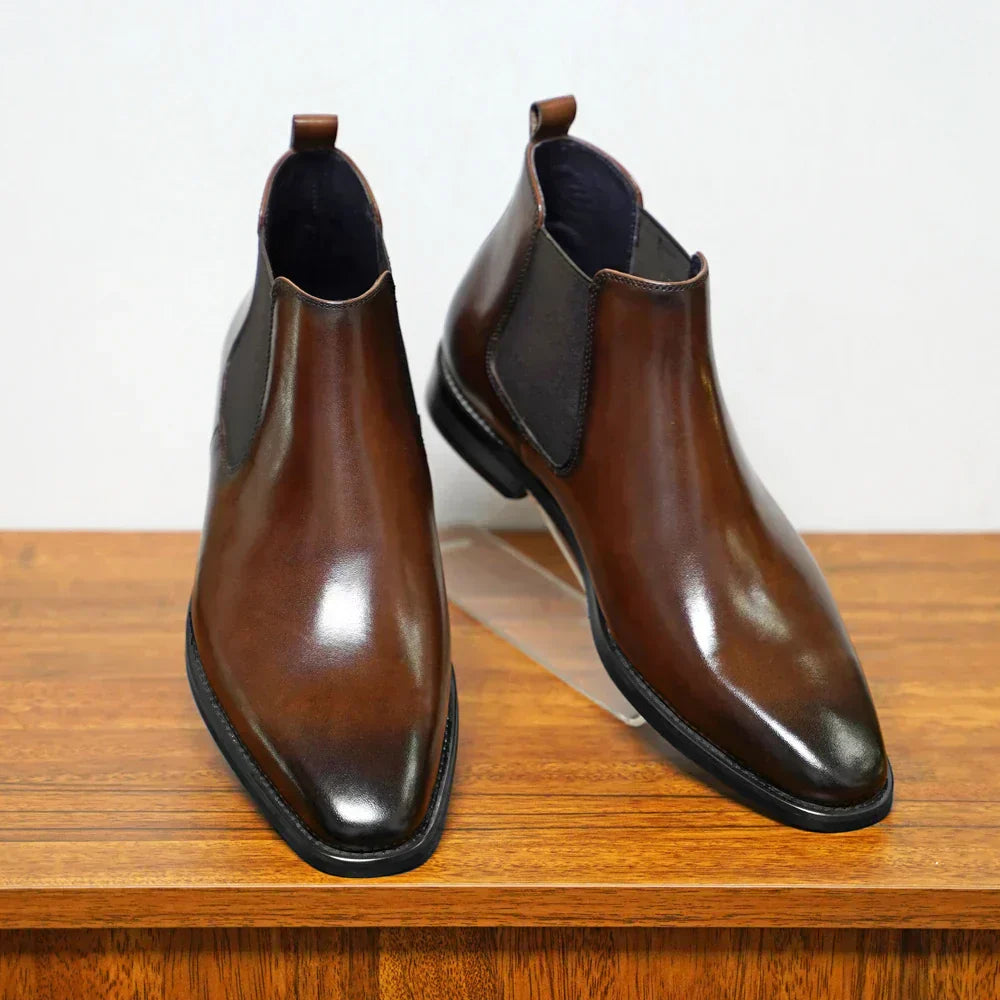 Blake™ | Elegante Chelsea-Stiefel aus Leder