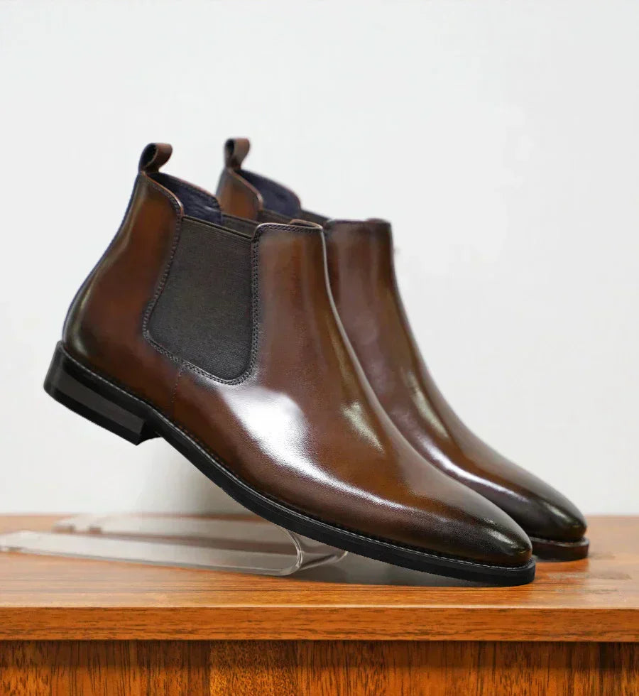 Blake™ | Elegante Chelsea-Stiefel aus Leder