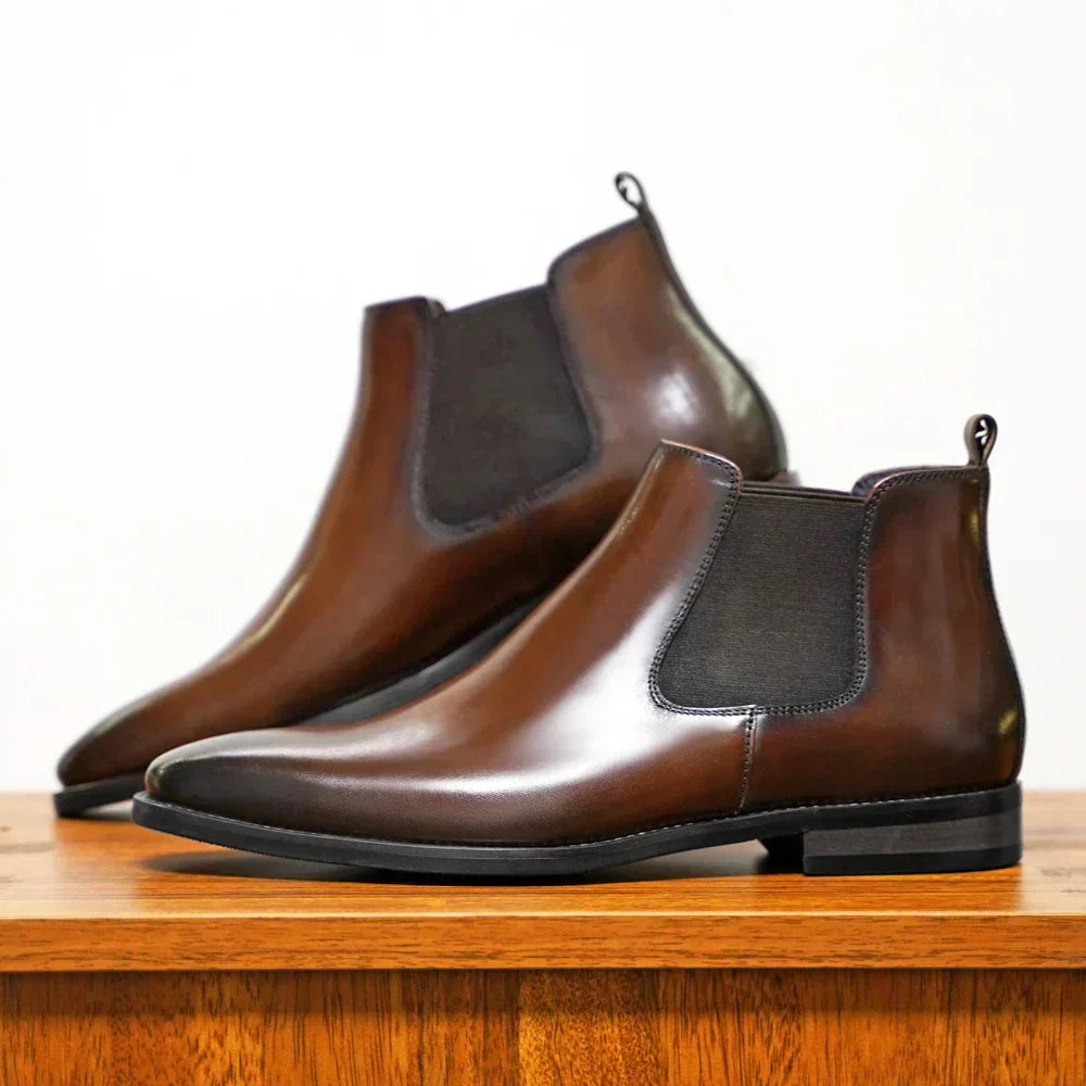 Blake™ | Elegante Chelsea-Stiefel aus Leder
